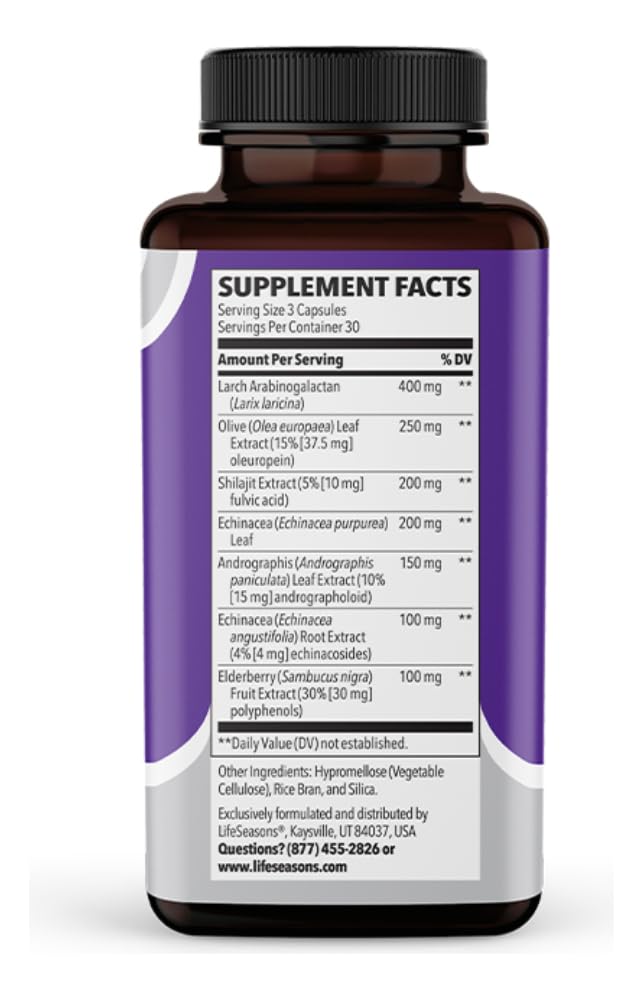 Close-up of Immuni-T arabinogalactans and andrographis ingredients