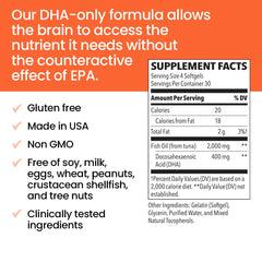 NeuroQ DHA-400 packaging with 120 softgels