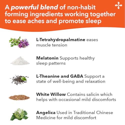 Label highlights melatonin, GABA, and L-Theanine