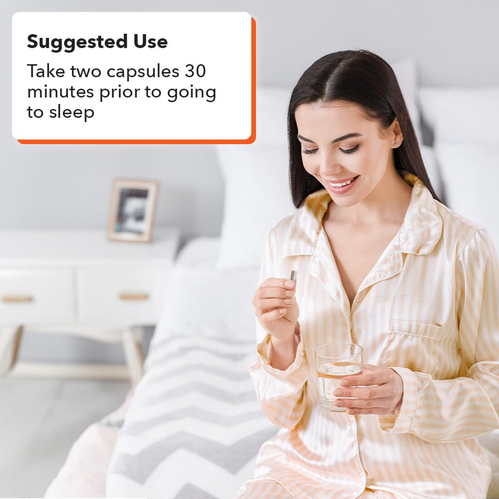 Calm night scene depicting restful sleep