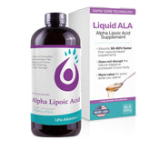 Life Solutions Liquid Alpha Lipoic Acid bottle – front view