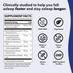 Packaging showing 60 capsules of Rest-Seasons Rest-ZZZ