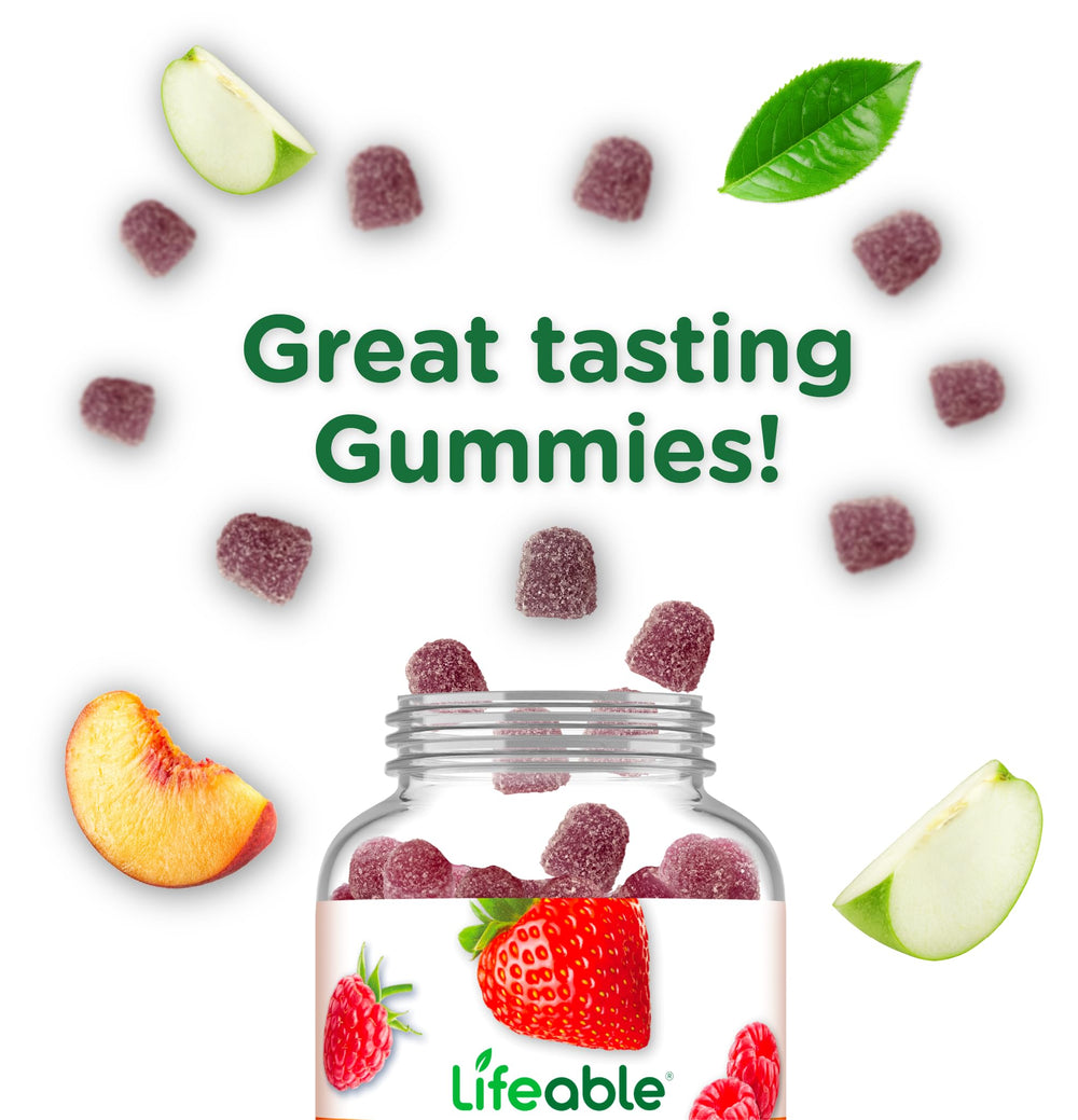 Lifeable ACV Gummies serving-size image indicating 30 servings per bottle