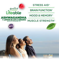 Strawberry-flavored Lifeable Ashwagandha Gummies
