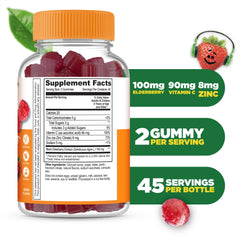Close-up of Lifeable Kids Elderberry gummies