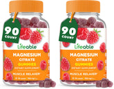 Front view of Lifeable Magnesium Gummies pack 2