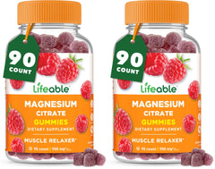 Front view of Lifeable Magnesium Gummies pack 2