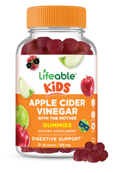 Lifeable vinagre de sidra para niños, empaque visible, opción sabrosa y fácil de consumir.