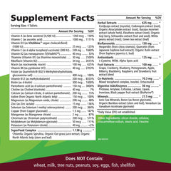Illustration of whole-food ingredients and nutrients included