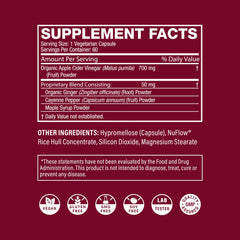 Life's Fortune ACV capsules made in USA packaging.