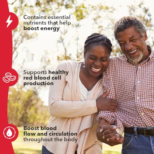 Key ingredients include iron, alfalfa, beetroot and vitamin B12