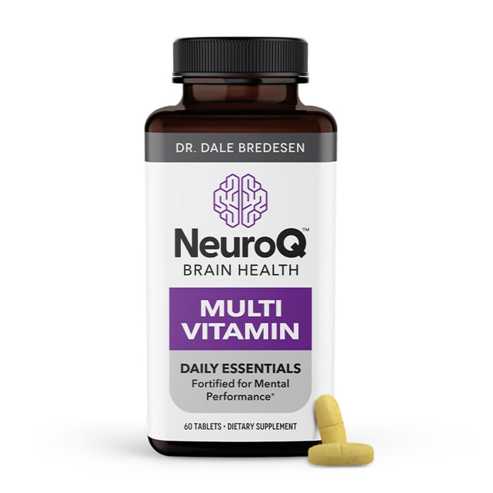 Bottle of LifeSeasons NeuroQ Daily Essentials Multivitamin with 60 capsules.