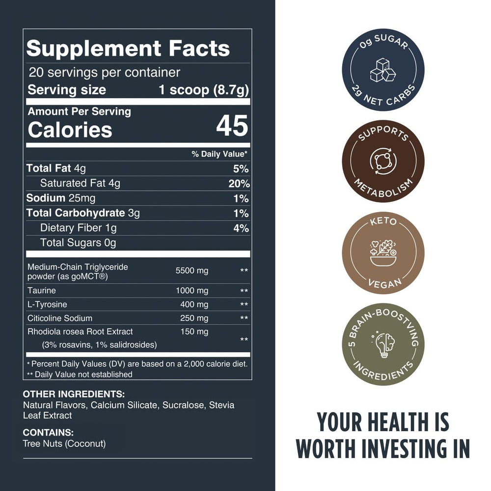 LIFESTACKS Focus vanilla pour demonstrates quick, smooth mix for mental clarity.