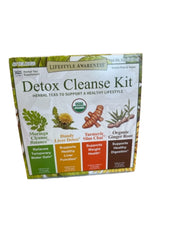 Lifestyle Awareness Detox Cleanse Kit packaging invites a mindful daily ritual.