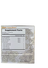 Lifestyle Awareness Detox tea tins and sachets on a counter for convenience.