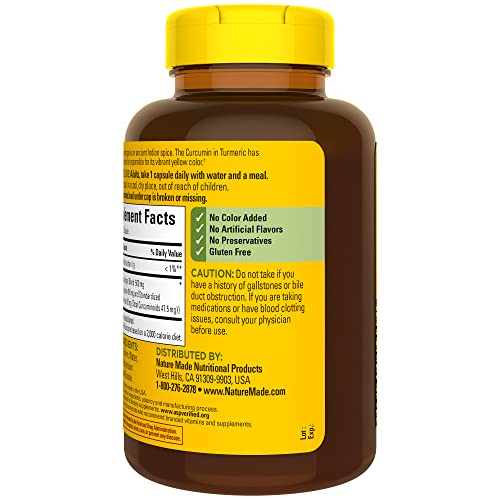 Lifestyle image showing turmeric supplement use in daily routine