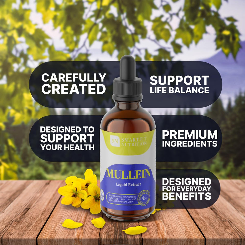 Lifestyle use of mullein drops for respiratory health