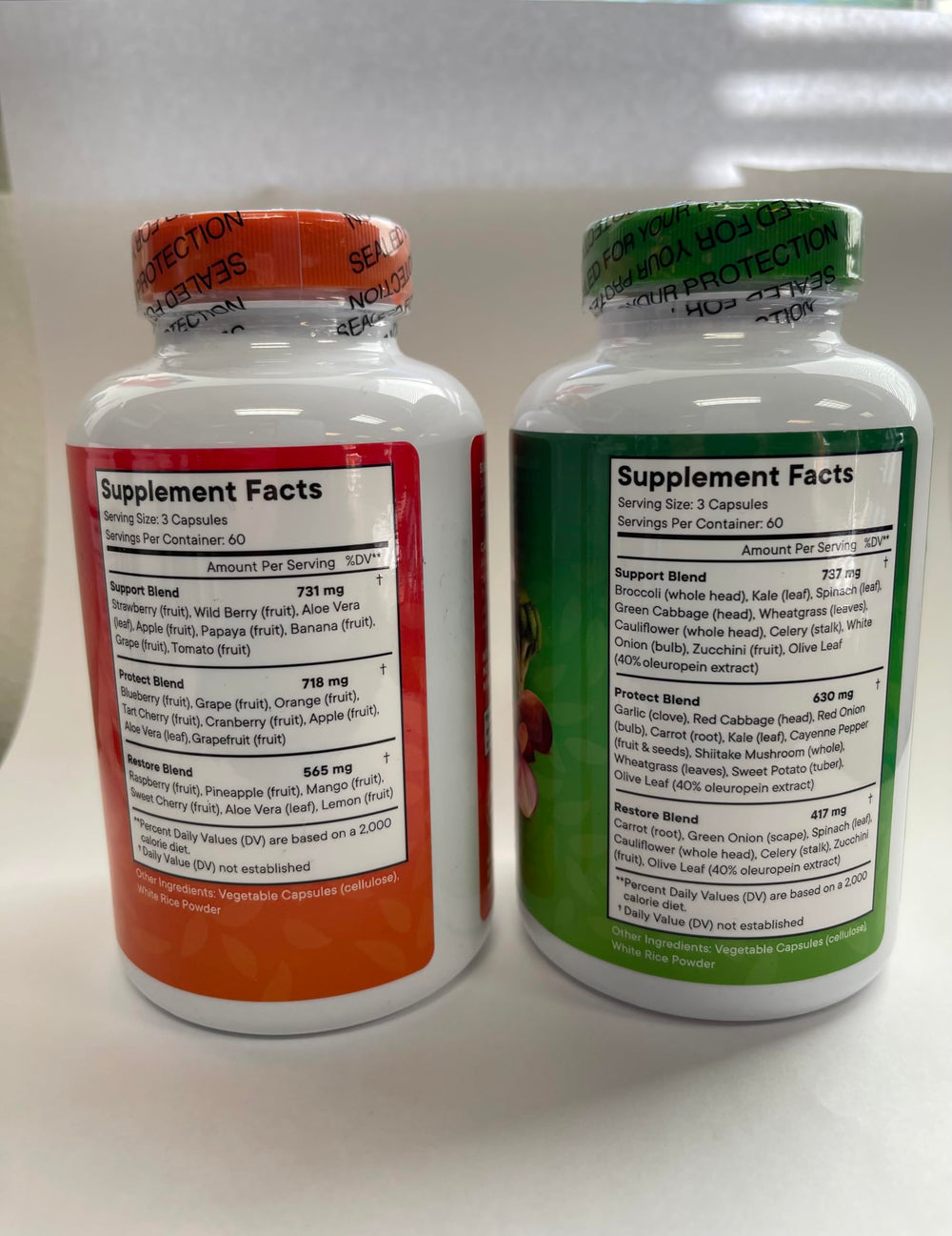 Lifestyle use image showing daily supplement routine