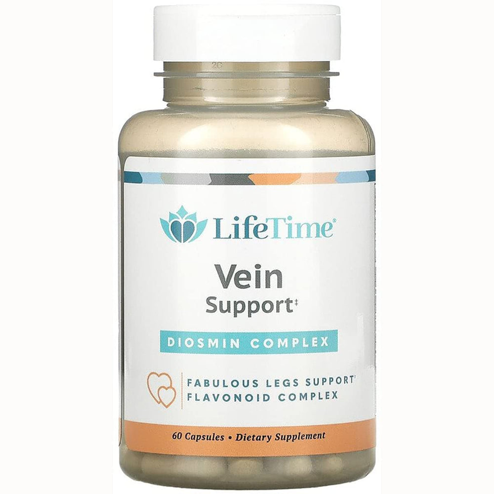LIFETIME Diosmin Flavonoid Complex bottle label with 60 count and 30 servings