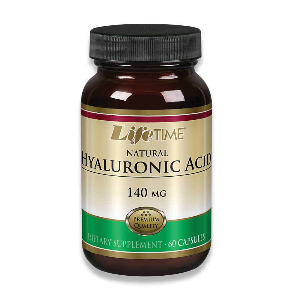 Bottle of LIFETIME Natural Hyaluronic Acid — 60 capsules