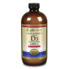 LIFETIME Vitamin D-3 16 oz liquid supplement in Mixed Berry flavor