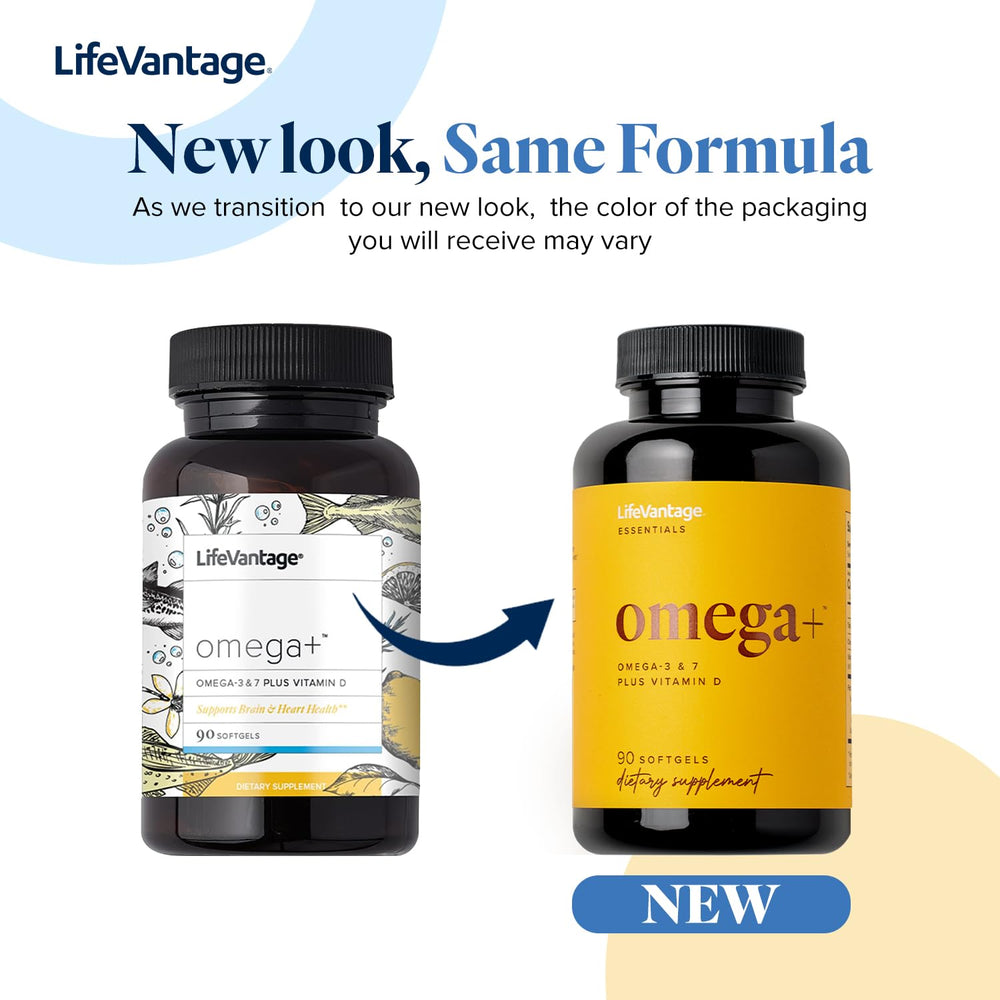 Vitamin D3 content in Omega+ softgels