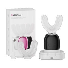 LIFMHYH U-shaped electric toothbrush black handle close-up