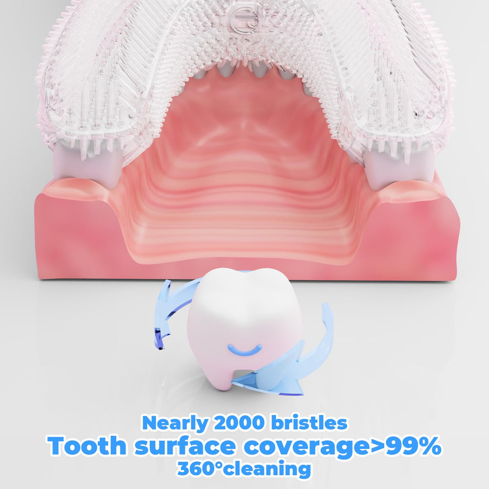 Electric toothbrush with charging cable for home and travel