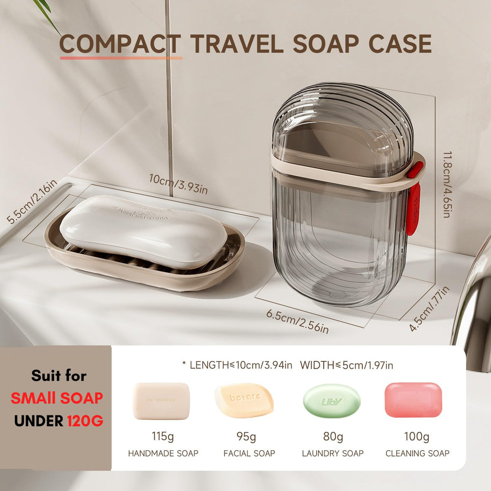 Lightweight travel toothbrush holder for easy packing