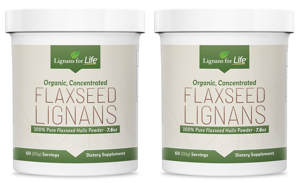 Lignans for Life Organic Flaxseed Powder – 60 Servings, 2 Pack