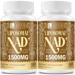 LIGUSTERI 1500 mg Liposomal NAD+ with TMG bottle and 120 softgels