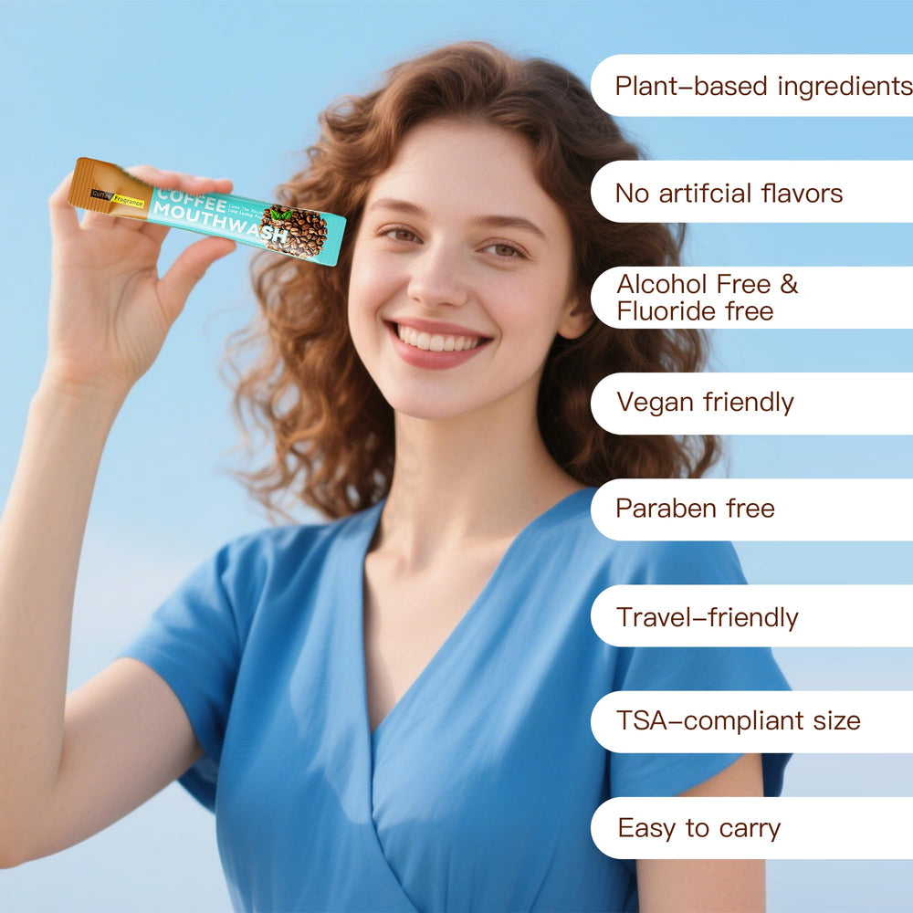 20-pack Liillya travel mouthwash kit