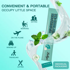 Pocket-sized Liillya mouthwash sachets on-the-go