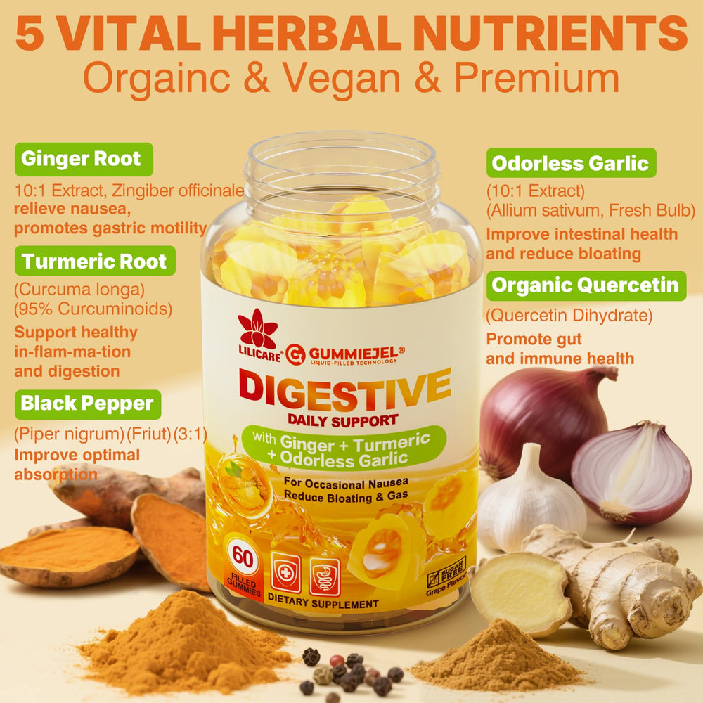 Gummies with quercetin and Vitamin D3 for enhanced absorption