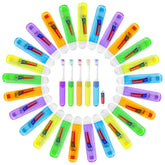 Lilingsty Travel Toothbrush and toothpaste set, 5 color options
