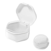 Lilnlaty double-layer retainer storage case white front view