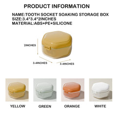 Lifestyle shot: compact white retainer case for travel