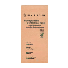 Plant-based straw-wheat material used in LILY & EDITH floss picks