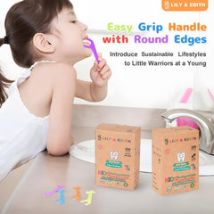 Ultra sturdy kid-sized floss thread and handles