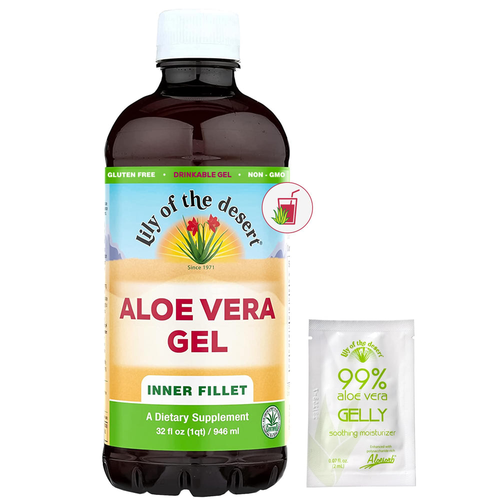 Bottle of Lily of the Desert Aloe Vera Gel 32 oz