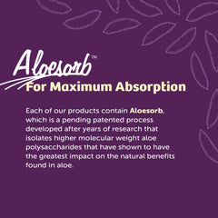 Lily Of The Desert aloe juice ingredients panel supports everyday well-being.