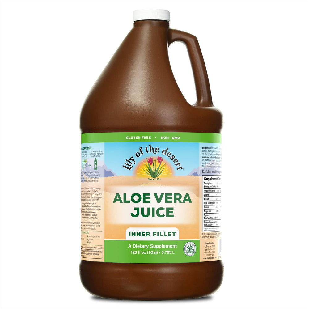Lily of the Desert Aloe Vera Juice Inner Fillet 128 oz bottle