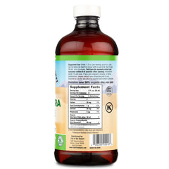 Close-up of Lily of the Desert Aloe Vera Juice bottle