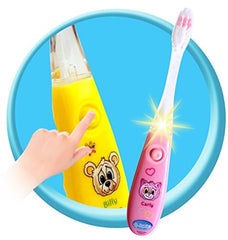 Packaging showing Lily's Home 3-pack toothbrush set