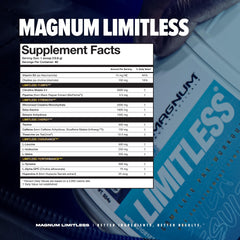 LIMITLESS Magnum 504g product bundle with jar and scoop