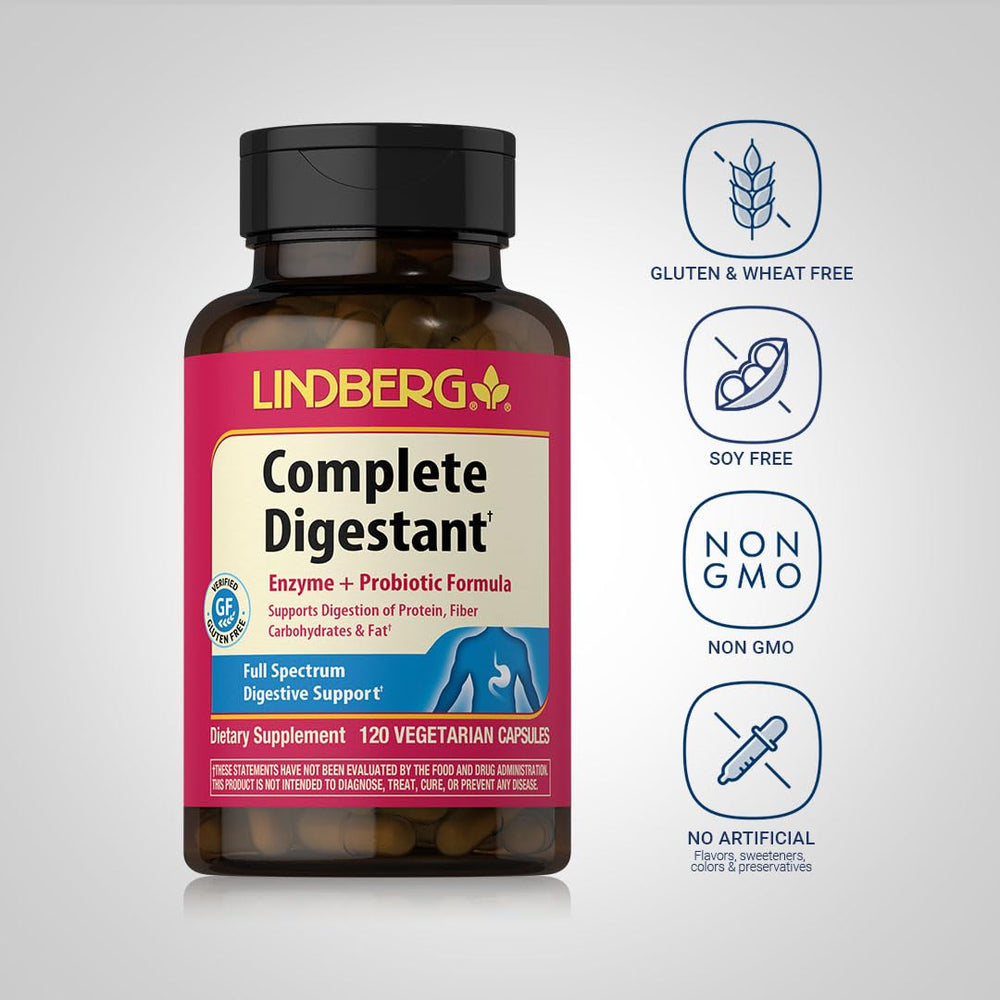 Illustration showing pancreatin, betaine hydrochloride and other enzymes