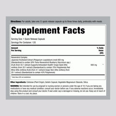 Lindberg Resveratrol bottle with label close-up