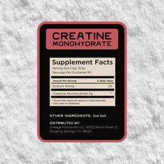 Lifestyle: shake mixed with creatine powder