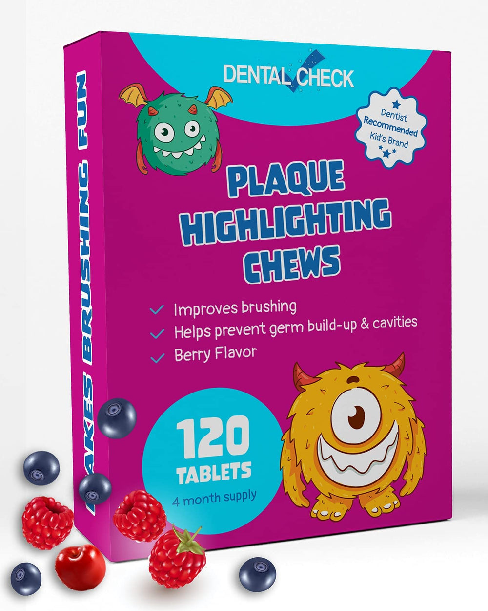 Front view of Lingito plaque disclosing tablets 120-pack