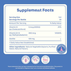 Berry-flavored liquid for kids